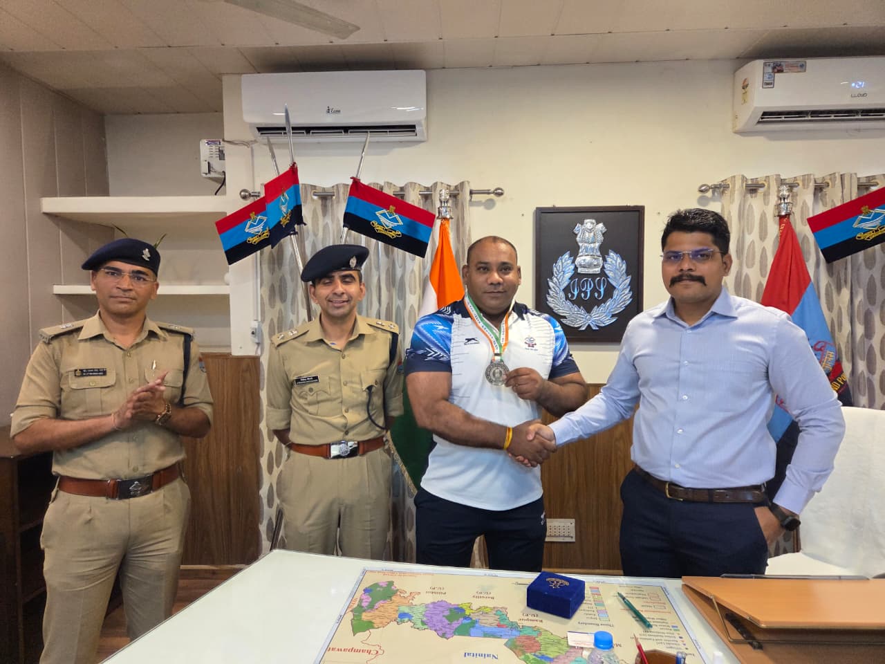 ऑल इंडिया पुलिस गेम्स में सब इंस्पेक्टर मुकेश पाल ने जीता रजत पदक, उत्तराखंड पुलिस का बढ़ाया मान
